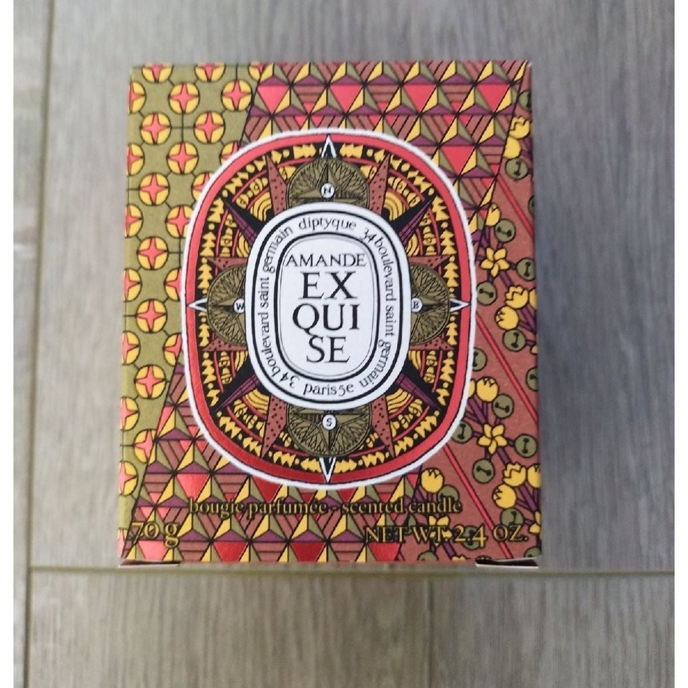 NWT BNIB Diptyque Limited Edition Amande Exquise Holiday Candle 2.4oz 70g